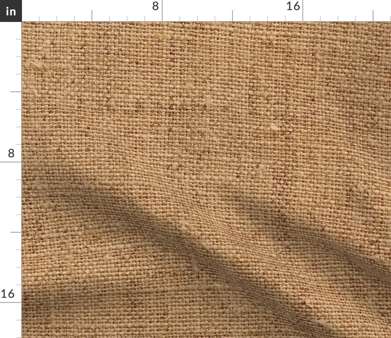 Brown Woven Cloth Weaving Twine Faux Burlap Hessian Coarse Burlap Custom Printed Fabric by Spoonflower Various Fabrics by the Yard or Fat Quarter